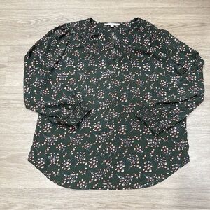Fun2fun Floral Green Women's Top M